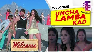 ucha lamba kad kareoke lyrics videos