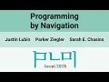 PLDI 25 Programming by Navigation