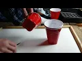 Easy solo cup drainage holes