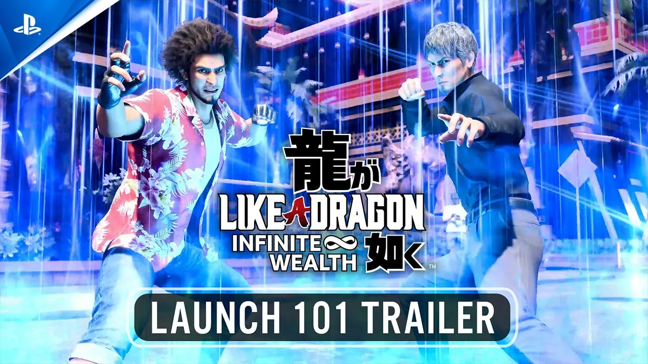 Like a Dragon: Infinite Wealth - Bande-annonce de présentation et de lancement | Jeux PS5 et PS4