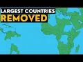 What If the Three Largest Countries Were Removed from Each Continent