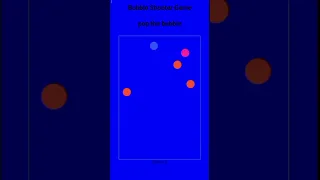 Bubble shoot Game with HTML CSS
