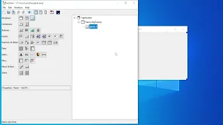2 Create Frame Add Panel and Export Code in wxGlade wxPython Tutorial