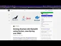 Getting started with Java Spring Boot MariaDB and Docker