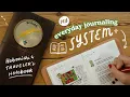 Download Lagu My Everyday Journaling System (Hobonichi Techo \u0026 TRAVELER's notebook) | Abbey Sy