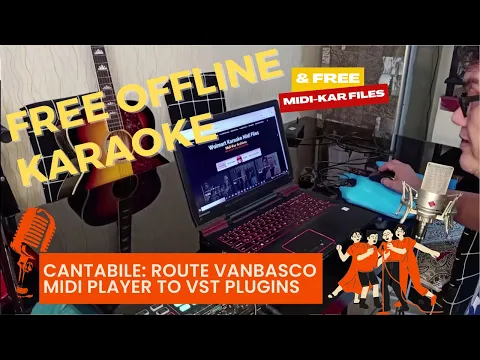 Download MP3 FREE OFFLINE KARAOKE via Vanbasco, FREE Midi-Kar Files, \u0026  Route vanBasco MIDI Player to VST Plugins