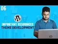 Important Resources WordPress Theme Development Tutorial Bangla Part 06