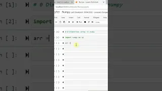 Creating a 0-D array in NumPy