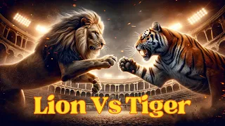 raungan singa vs harimau bentrokan suara terhebat di alam liar 