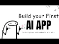 Build Your First AI App with Python Gemini Google Colab