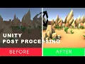 Unity Post Processing 2020 Beginners in Hindi How to make your Unity scene beautiful in Hindi