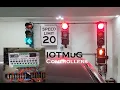 Replicated City Traffic Lights with 10-Channel Arduino Traffic Light Controller 4 Pedestrian Buttons