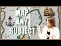 MAP ANY SUBJECT - How to Sketch Maps for Better Note-Taking
