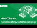 G1ANT Tutorial 18 A Loop for Each List Automate Batch Processing with G1ANT RPA