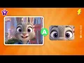 Devine les personnages de ZOOTOPIE 2 à partir de leur VOIX 🔊🔥 Judy 🐰 Nick 🦊