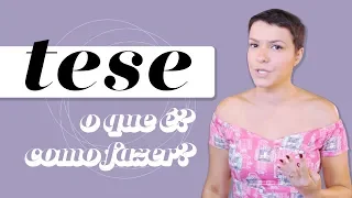 TUDO o que você precisa saber para fazer uma boa TESE na redação do ENEM | Jana Rabelo