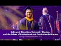 COE SPCE University Studies JMU Spring Commencement 2025