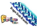 Rainbow Loom Finger Loom Dragonscale Bracelet Variation of Dragon Scale by Cheryl Mayberry