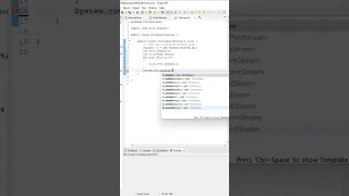 Java program for getting input for array