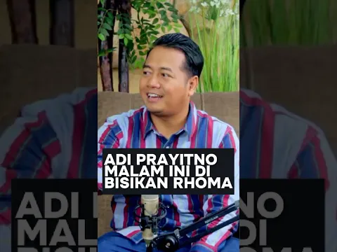 ADI PRAYITNO MALAM INI DI BISIKAN RHOMA #bisikanrhoma
