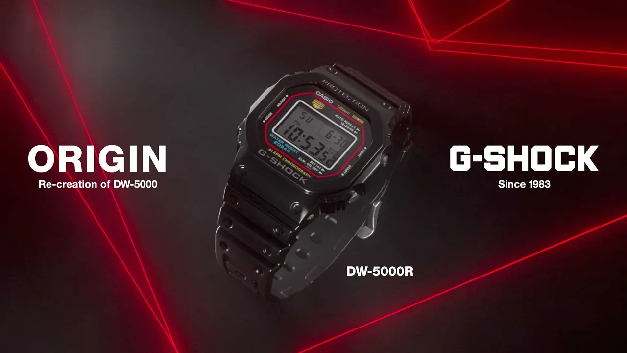 CASIO G-SHOCK — G-SHOCK — Re-creation of the first G-SHOCK (YouTube video ad)