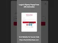 Login Signup Popup Form with Animation HTML CSS JavaScript Tutorial