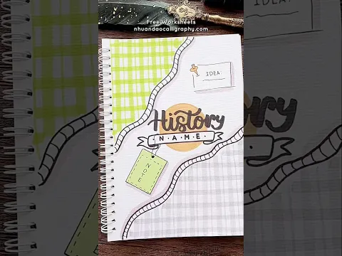 History Front Page 🌿 Vintage Gingham Theme #nhuandaocalligraphy