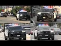 LAPD UNITS RESPONDING CODE 3 SOUTH LA