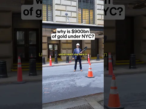 why is $900bn of gold under NYC?