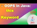 27 This Keyword in Java OOPS CodeCelebration