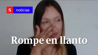 Monica Le er hija de Carlos Le er rompe en llanto al enviar mensaje a su padre Semana Noticias