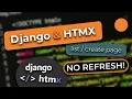 Django and HTMX - Listing and Creating Items with no refresh