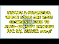 DevOps SysAdmins Which tools are most commonly used to auto-encrypt backups for SQL Server 2005