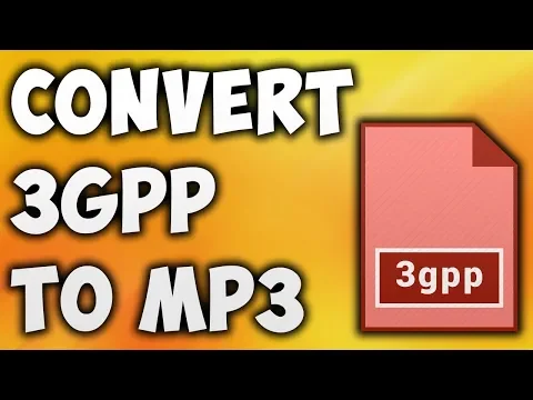Download MP3 how to convert 3gpp to mp3   YouTube