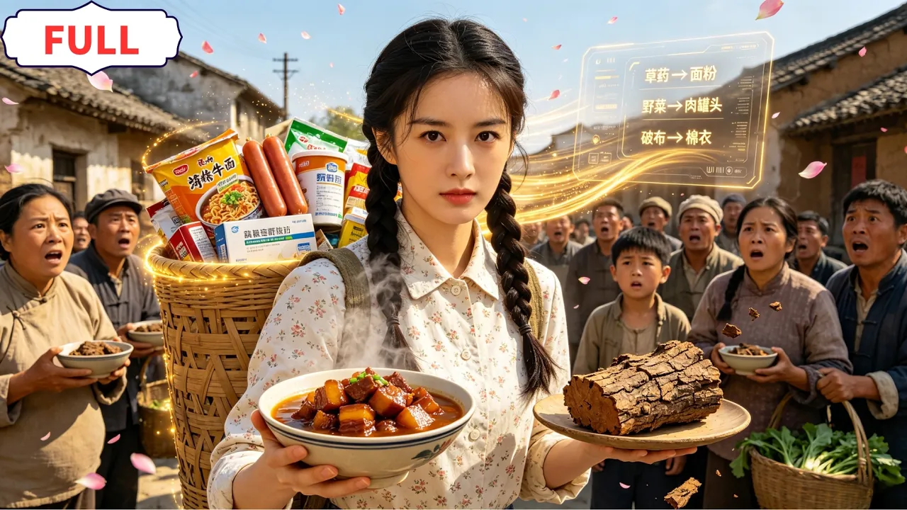穿成80年代最刻薄婆婆,她扔掉惡毒換物資,讓餓瘋的家人吃上第一口肉