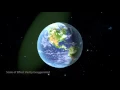 Gravitational Wave passing Earth Animation