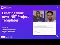 On NET Live - Creating your own NET Project Templates
