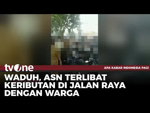 Viral ASN Baku Hantam Dengan Pemotor di Palembang