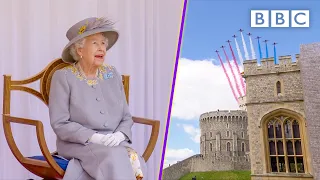 highlights from the queen s official birthday trooping the colour 2021 bbc