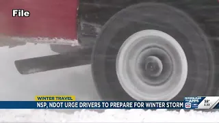 NSP NDOT urge drivers to prepare for winter storm