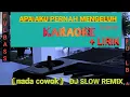 Download Lagu APA AKU PERNAH MENGELUH - SALAH || LOBOW - KARAOKE DJ SLOW REMIX ( NADA COWOK )