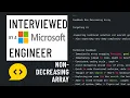 Non-decreasing Array Python