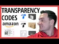 Amazon FBA Transparency Codes - What Are They How They Work How Much They Cost