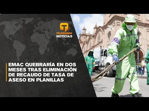 EMAC quebraría en dos meses tras eliminación de recaudo de tasa de aseso en planillas