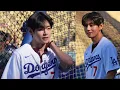 Download Lagu THE KING IS HERE AT DODGERS GAME AND OMFGGG KIM TAEHYUNG LOOKING SO DAMNN FINE🔥