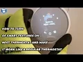 how to turn off smart features on google nest thermostat how to reset nest thermostat