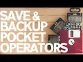 Lagu How To Backup Pocket Operators // Save your PO-33 beats!