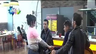 حنان تستيقض و تقبل رافائيل و ايهاب في المطبخ لاخرر نهار لها في الاكاديمية 