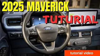 Inside the 2025 Ford Maverick Full Feature Tutorial