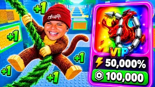 Escapa DEL MONO mi nuevo Juego FAVORITO DE ROBLOX! 🐵